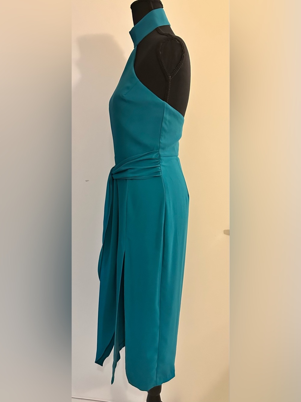NWT Amanda Uprichard Emiliana Midi Drsss in Jade Green. Size XS. - Picture 2 of 16